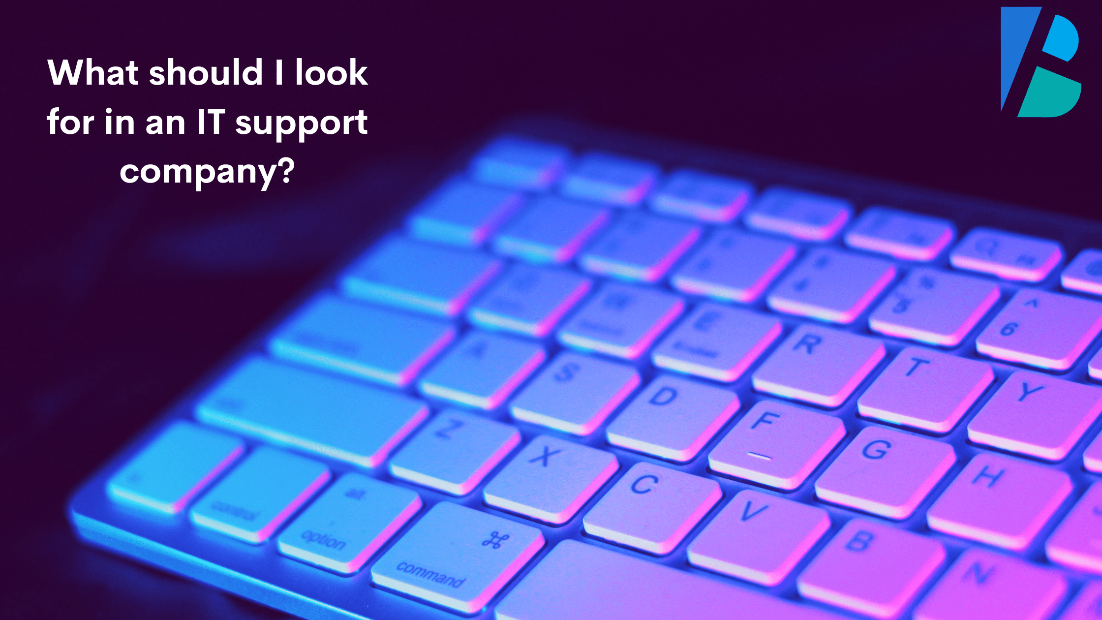 Read more about the article What should I look for in an IT support company?